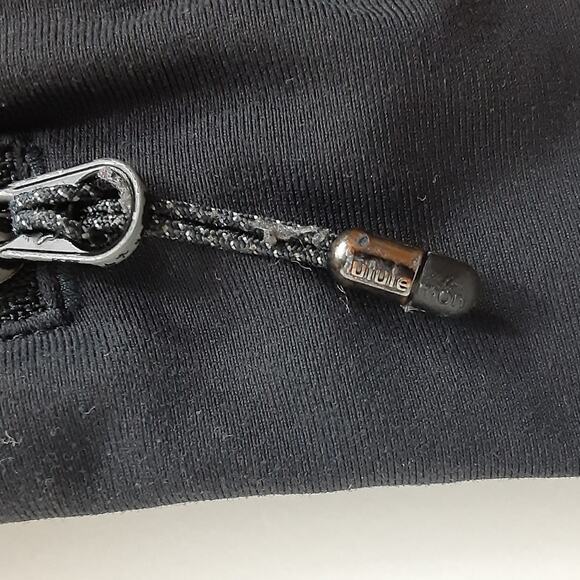 Lululemon Crop Leggings Black Mesh Cutout Low Rise Capri Womens 8 Athletic - Picture 6 of 13